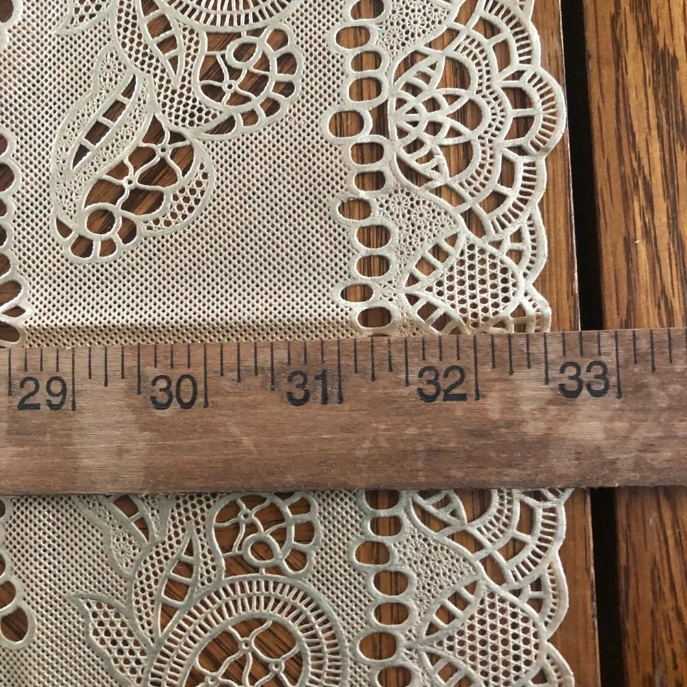 Vintage Wipeable Lace Table Runner